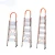 Import High quality D type 4*4 step ladder stainless steel portable household ladder from China