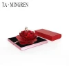 High Quality Foldable Red Rose Ring Box Jewelry Box Magnetic