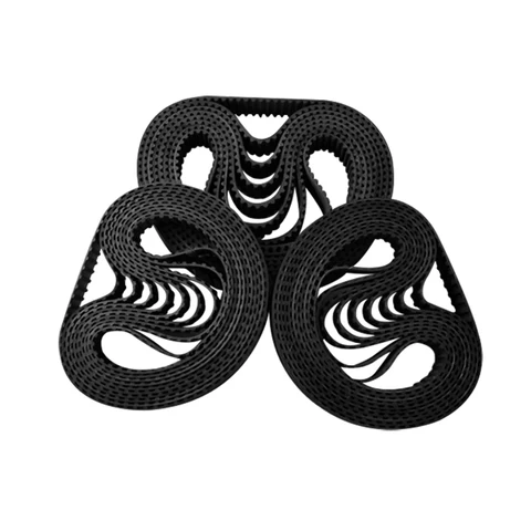 High-Quality Hot-Selling Black PU Rubber Industrial Timing Belt