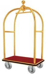 High Quality hotel luggage trolley ,luggage cart bellman cart, bell boy trolley
