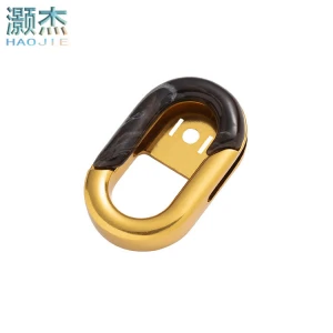 High quality luggage hardware accessories oval lock clasp new product ladies wallet clasp