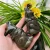 Import High quality natural obsidian healing crystal stone crafts gold obsidian crystal wolf carving crafts from China