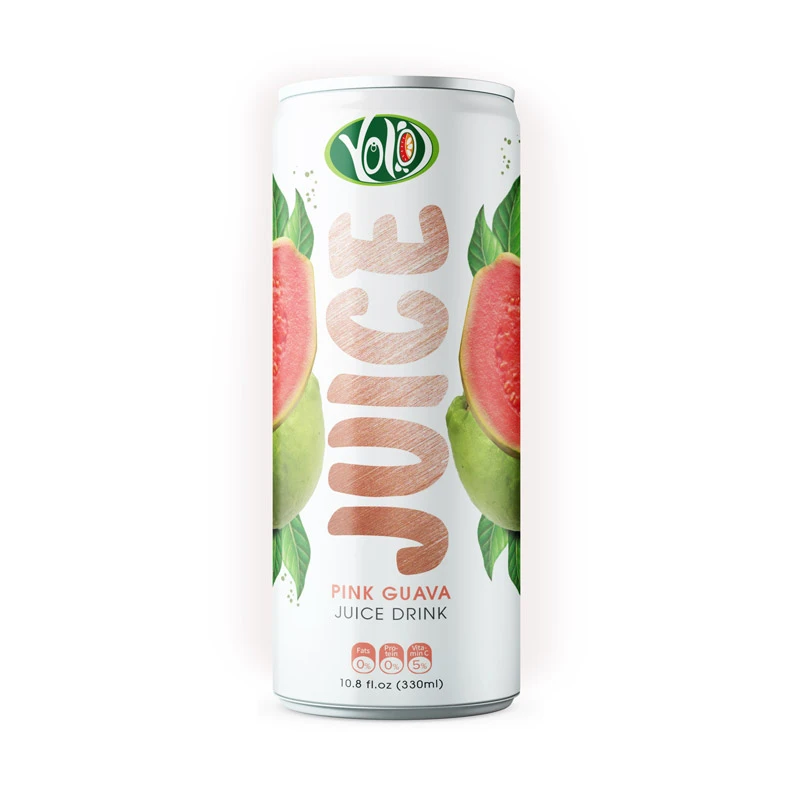 High Quality Not From Concentrate Pure Juice 330ml Canned Passion Fruit Juice with Pulp Cheap Price