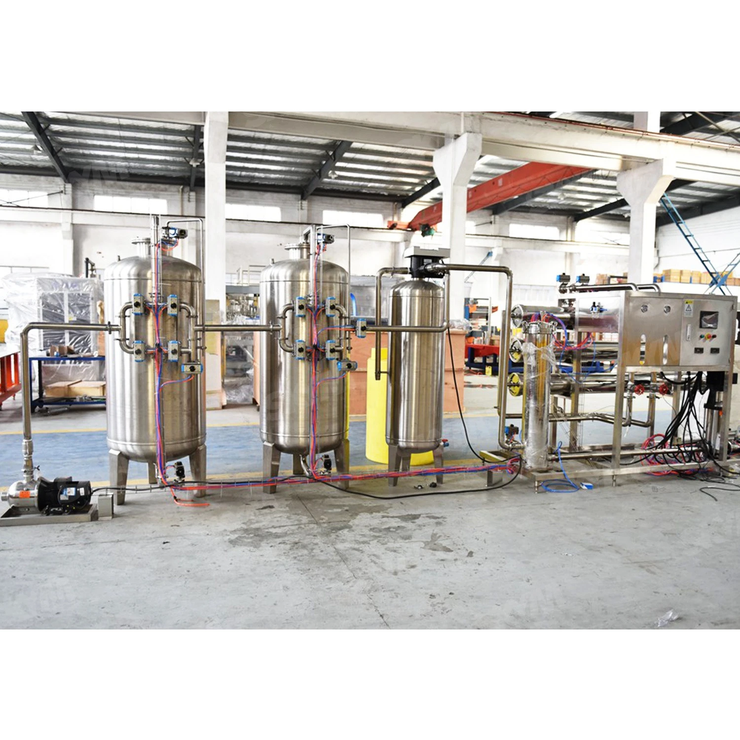 High quality water filtration system / pure water treatment equipment for drinking water production line