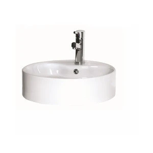 High Quality White Color Self-cleaning Glazing Ceramics Sink Wash Bathroom ART Basin