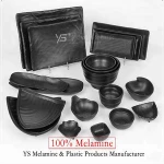High quality wholesale cheap japanese restaurant tableware melamine dinnerware plates set