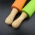 Import High quality wooden handle silicone rubber Rolling Pin For baking from China