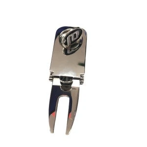 Highlight product customized golf divot tool and cigar holder with customized ball marker 3 in 1