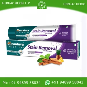 Himalaya Stain Removal Tooth Paste, Herbal Toothpaste Supplier India
