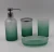 Import Home decoration bathroom glass set spray bottle bathroom glass accessory set from China