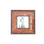 Home Decoration Custom Fancy Art Blank Phase Plate Sublimation Handmade Mosaic Mirrored Glass Photo Frame