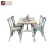 Import Home Dining Restaurant Table Sets Furniture Dining Table And Chair Loft American Retro Style Iron Dining Set Wth Timber Top from China