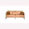Home furniture 1+2+3 sectional  fabric sofa with graceful armrest and strong legs