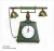 Home Hanging Clock with Metal Vintage Bicycle Shape Wall Decor