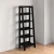 Import Home Living Room Multifunctional Book Rack Wooden 5 Tiers Ladder Style Storage Shelf Bookcase Bookshelf from China