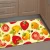 Home Polyester Water Absorbing Custom Printed Blank Sublimation Plastic Door Mat
