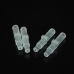 Hose silicon rubber connector transparent stable flow non-toxic medical grade molding silicone connector 40mm silicon tube