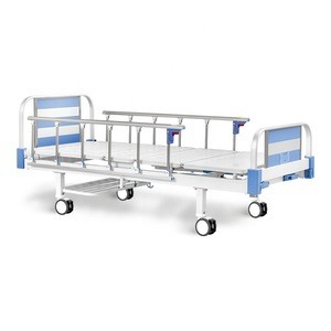 Hospital Nursing Room Medical Furniture 2 Functional Bouble-Crank Manual ICU Bed
