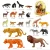 Import Hot children learning toy pvc animal figurines Simulation Wild Animal Models Mini 3d Forest Animal Toys Educational from China