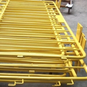 hot galvanized Pedestrian interlocking crowd control barrier