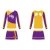 Import Hot international school young girl cool cheerleading skirts cheer wear from China