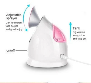 Hot Mist Ionic Facial Steamer Skin Humidifier Ionic Home Facial Sprayer Steamer