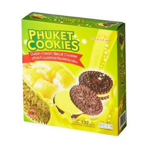 Hot Product Durian Cream Biscuit Phuket Cookies from Golden Land