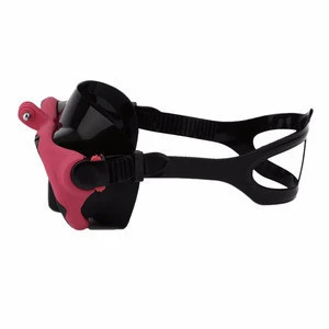 Hot Professional Underwater Camera Diving Mask Scuba Snorkel Swimming Goggles for GoPro Xiaomi SJCAM Sports Camera red