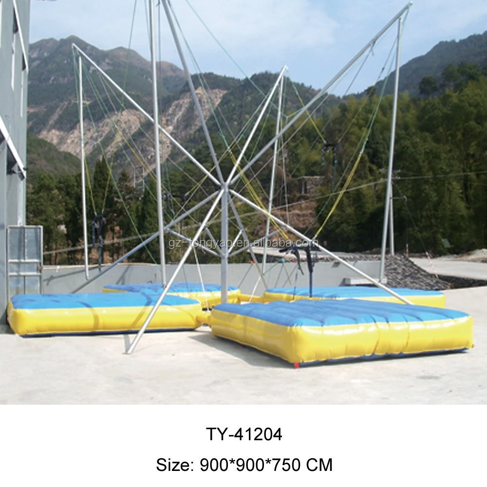 Hot Sale 4 Station Bungee Trampoline Bungee Jumpings