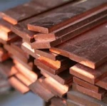 hot sale 99.99% pure copper busbar customized / copper flat bar price for power station