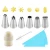Import Hot Sale Cake Decorating Supplies Baking Tools Kit Piping Tips Toppers Fondant 164 PCS Cake Decorating Tools Set from China