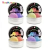 hot sale colorful clear crystal bounce mud children toys anti stress playdough slime bounce mud