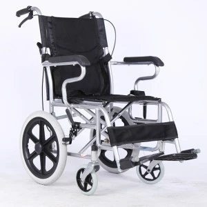 Hot Sale Foldable lightweight quality manual wheelchair bath chair for disabled with low price adjustable folding chair