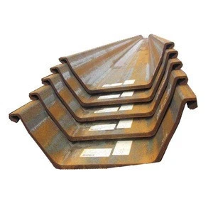 Hot Sale High Quality 8mm thick different types of U type Z type used steel sheet pile Q295b
