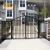 Import Hot sale modern gates and iron fences design/cheap house fence and gates from China