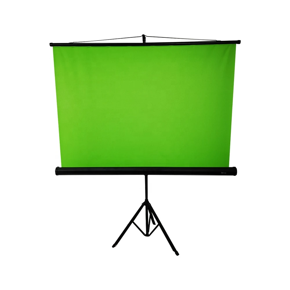 Hot Sale Portable Tripod Woven Collapsible Background Green Screen With Stand