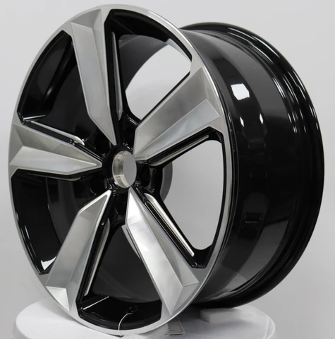 Hot Sale Positive Offset Black Passenger Car Rim 18 19 20 21 Inch Wheel Rims Pcd 5x112 Wheels For Au-di