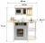 Import Hot Sale Simulation wooden toy kitchen for kids shipping T70354 from China
