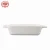 Hot Sale White Ceramic Rectangular Soup Bowl with Double Handle Salad Bowl Soup Bowl Baking Plate