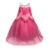 Hot Sell Girls Dress Halloween Cosplay Sleeping Beauty Role Play Princess Aurora Dress up Party Costume