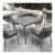Import Hot Sell Modern Simple Lounge Set Exterior Garden-Furniture With Table from China