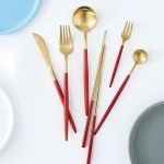 hot selling flatware set stainless steel kitchen cutlery sets Christmas wedding gift cutlery