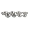 Hot Selling Multiple Sizes Large Capacity Stainless Steel Soup Bowls Stackable Round Mixing Bowl Set for Kitchen Food Use