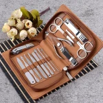 Hot selling pedicure kit manicure set beauty tools face custom logo professional pedicure tools set