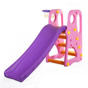 Hot Selling Plastic Material Children Indoor Slide and Swing for Kids Slide Indoor with Swing