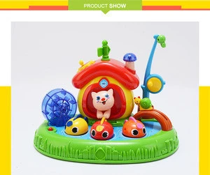hot selling products music interesting game baby magnetic fishing toy from guangdong