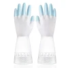 Household Cleaning Long Latex Gloves Silicone Dishwashing Gloves Kitchen Rubber Gloves