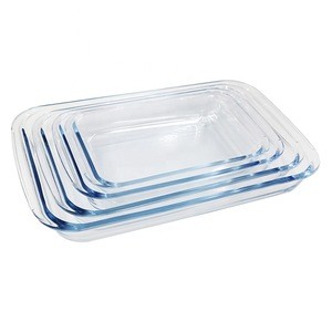 housewares round pyrex microwave heat resistant glass bakeware baking dish tray with lid
