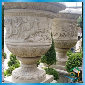 Imitation stone granite vase