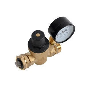Improved version 3/4&quot; garden horse NH threads Brass Lead-Free Water Pressure Regulator valve for RV Camper Inlet Screened Filter